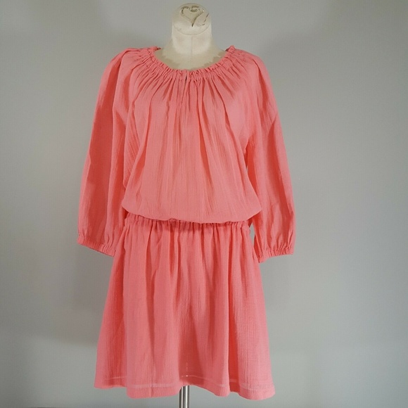 NEW J. Crew Cover Up Dress Size S Whisper Gauze Baja Summer Sundress Swim Beach - Picture 2 of 5